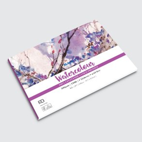 Fabriano Watercolor Paperpad Koldpresset 300G, 100% Cellulose