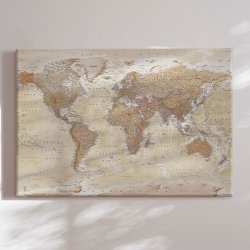 Lrredsprint Verdenskort - Sand