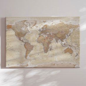 Lrredsprint Verdenskort - Sand