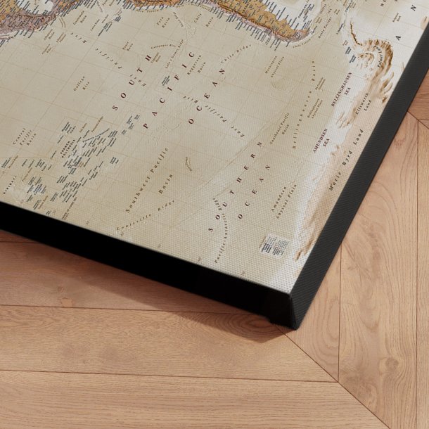 Lrredsprint Verdenskort - Sand