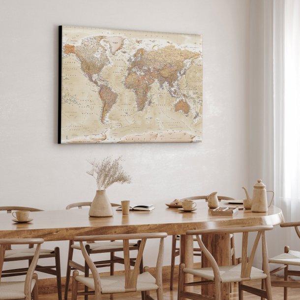 Lrredsprint Verdenskort - Sand