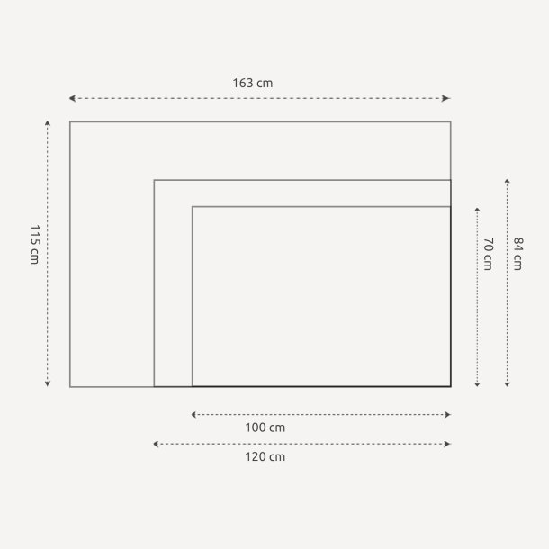 Indrammet Verdenskort - Sand - Sort ramme