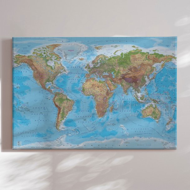 Lrredsprint Verdenskort - Clarity