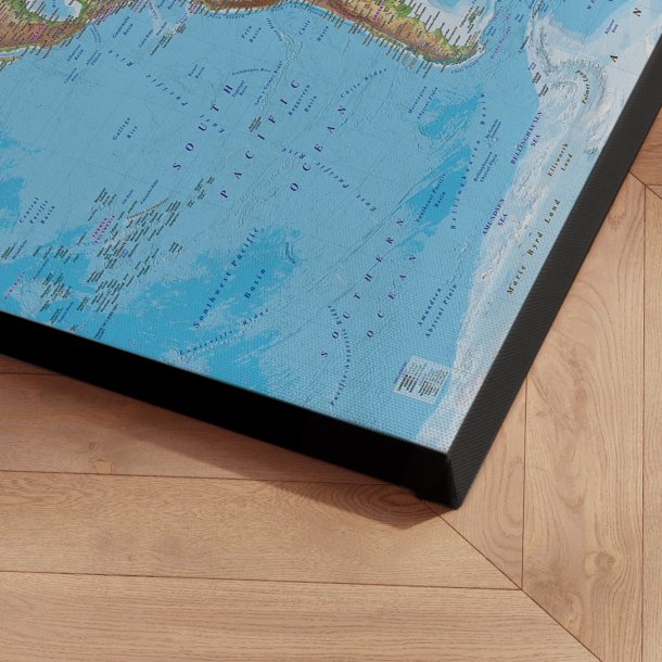 Lrredsprint Verdenskort - Clarity