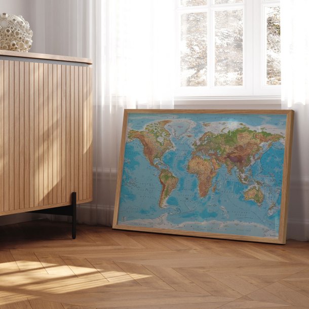 Verdenskort Plakat - Clarity