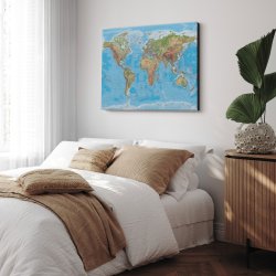 Lrredsprint Verdenskort - Clarity