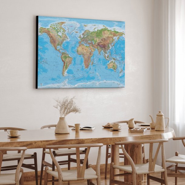 Lrredsprint Verdenskort - Clarity