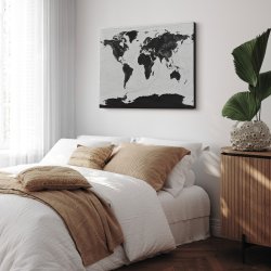 Lrredsprint Verdenskort - Grey Current