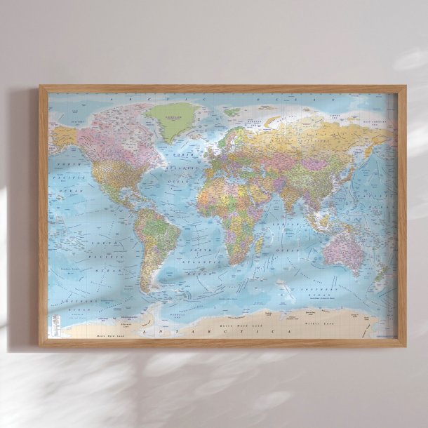 Verdenskort Plakat - Political