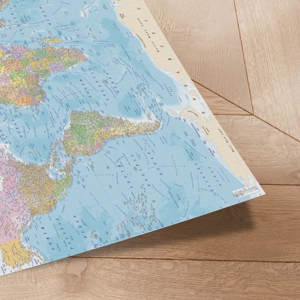 Verdenskort Plakat - Political