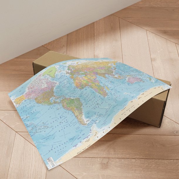 Verdenskort Plakat - Political