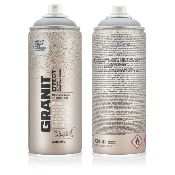 Montana Granit Effekt Spraymaling - Black, 400ml.