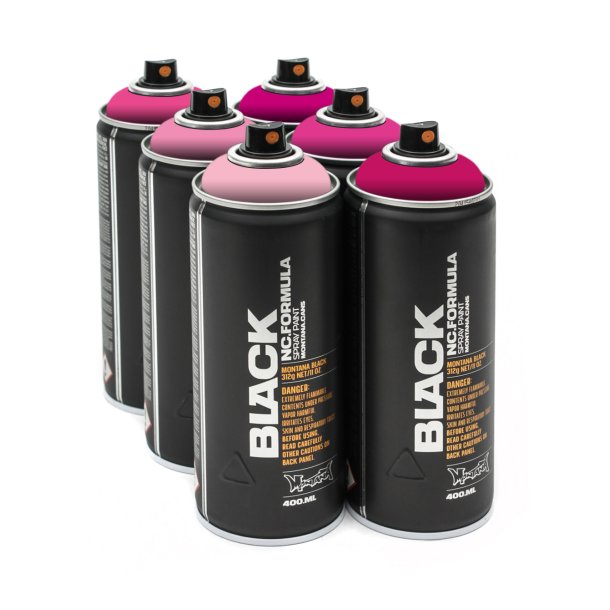 Montana BLACK - Pink Set
