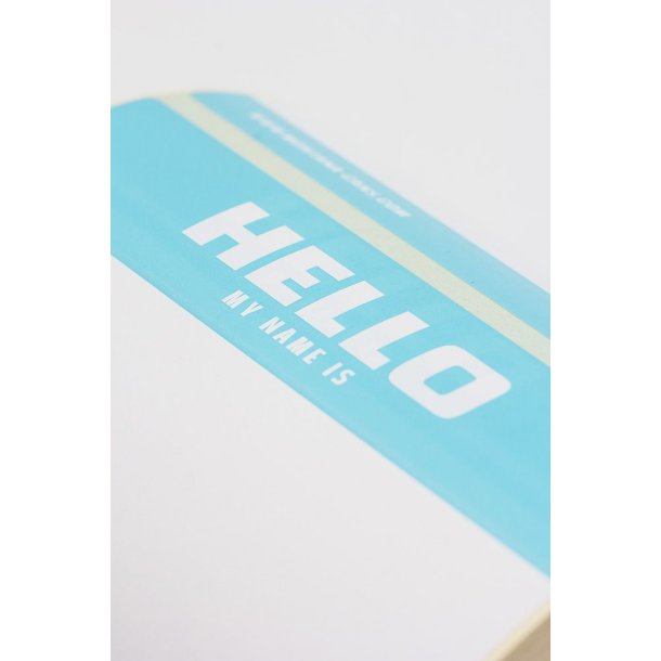 Montana Sticker "Hello my name is" 500-Pak