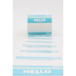 Montana Sticker "Hello my name is" 500-Pak