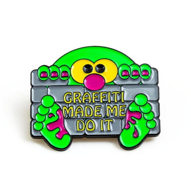 Montana-Cans Pin "Graffiti Made Me Do It"- Designet af Fresh 