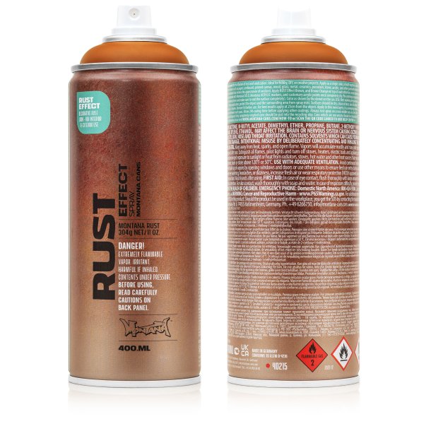 Montana Rust Effekt Spraymaling - Orange Brown, 400ml.