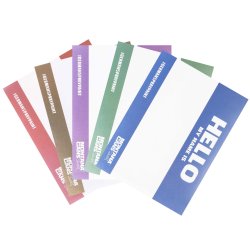 Montana HELLO MY NAME IS - Metallic Sticker Pack