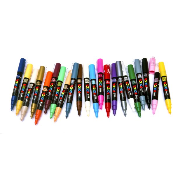 POSCA PC-1M 0,7 mm Fuldt Sortiment (1x29)