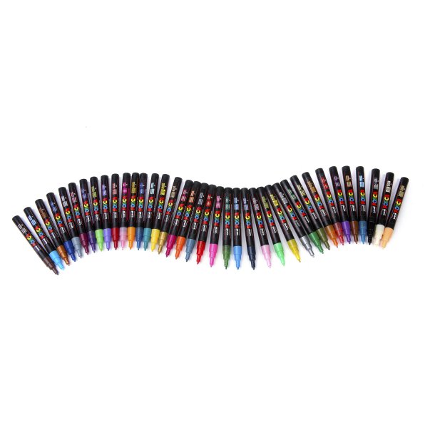 POSCA PC-3M 0,9 - 1,3 mm Fuldt Sortiment (1x45)