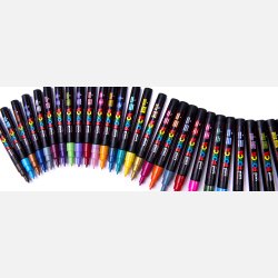 POSCA PC-3M 0,9 - 1,3 mm Fuldt Sortiment (1x45)