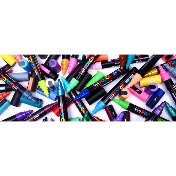 POSCA PC-5M 1,8 - 2,5 mm Fuldt Sortiment (1x49)