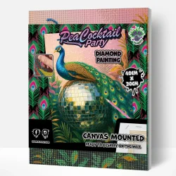 Diamond Painting - Peacock Tail Party 30x40 cm