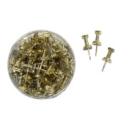 Tegnestifter i guldfarve - 80-pak