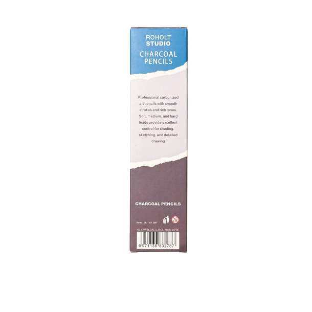 Roholt Studio Kulblyanter Soft, Medium &amp; Hard - 12-Pak