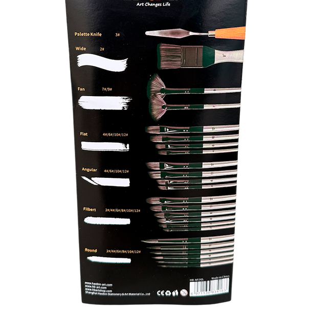 H&B Pensels�t i etui - 24-Pak