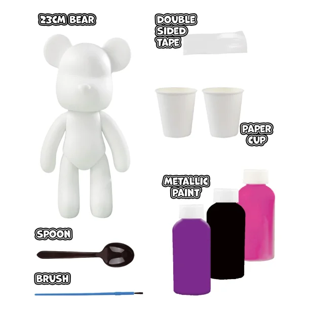 Marble Bear Kit - Pink