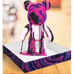 Marble Bear Kit - Pink