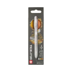 Sakura Gelly Roll Metallic Retractable Gel Pens, 3-Pack Gold-Silver-Copper
