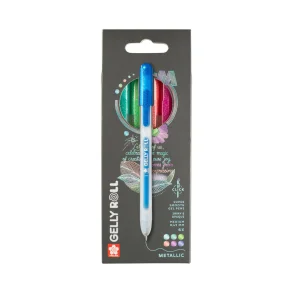 Sakura Gelly Roll Metallic Retractable Gel Pens, 6-Pack
