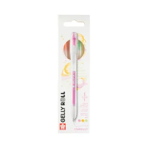 Sakura Gelly Roll Stardust Retractable Glitter Gel Pens, 3-Pack Orange-Rose-Emerald