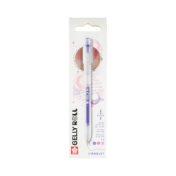 Sakura Gelly Roll Stardust Retractable Glitter Gel Pens, 3-Pack Pink-Rose-Purple