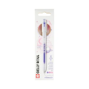 Sakura Gelly Roll Stardust Retractable Glitter Gel Pens, 3-Pack Pink-Rose-Purple