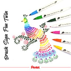 Pentel Brush Twinmarker