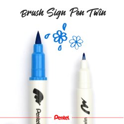 Pentel Brush Twinmarker