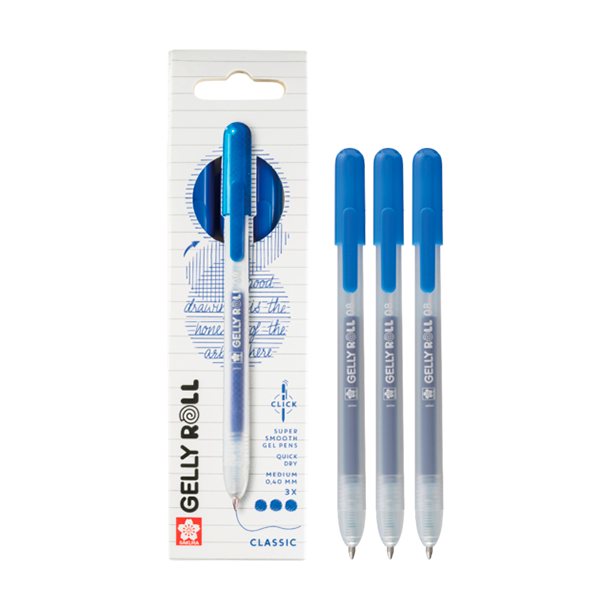Gelly Roll Click - Blue 3-Pak