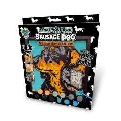 Wooden Art Craft Kit - Sausage Dog