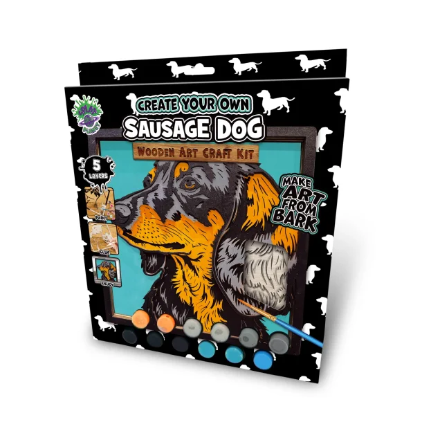 Wooden Art Craft Kit - Sausage Dog