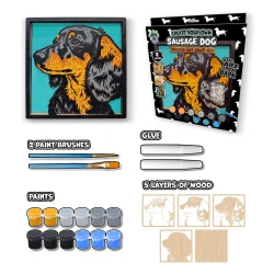 Wooden Art Craft Kit - Sausage Dog