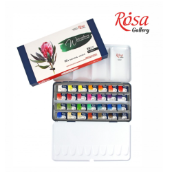 Rosa Gallery "Botanical" Akvarelbrikker - 28-pan st