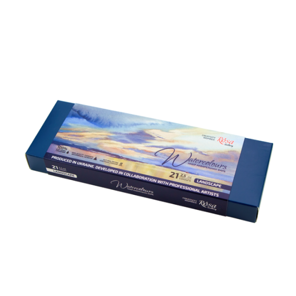 Rosa Gallery "Landscape" Akvarelbrikker - 21-Pan st
