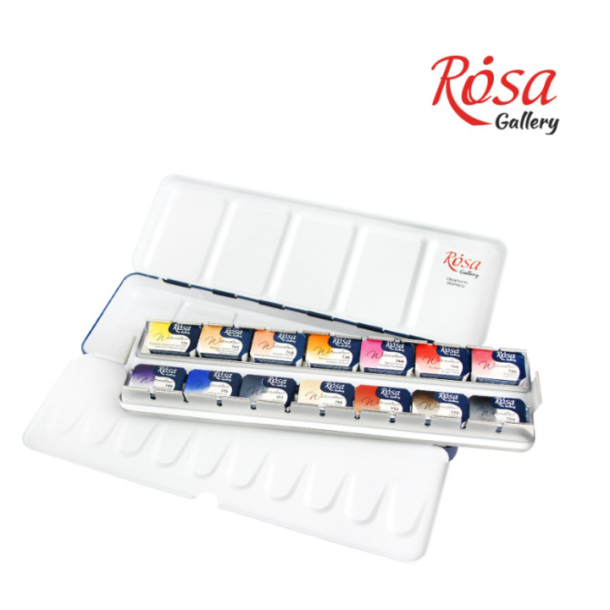 Rosa Galleri "Portrait" Akvarelbrikker - 14-Pan st
