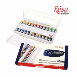 Rosa Gallery "Classic" Akvarelbrikker - 24-Pan st