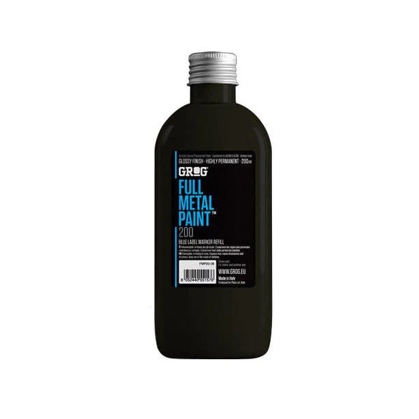 GROG Full Metal Paint 200 - Death Black