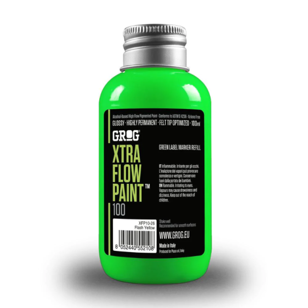 GROG Xtra Flow Paint 100 - Neon Green