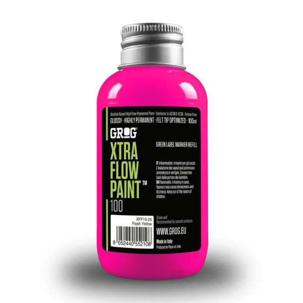 GROG Xtra Flow Paint 100 - Neon Fuchsia